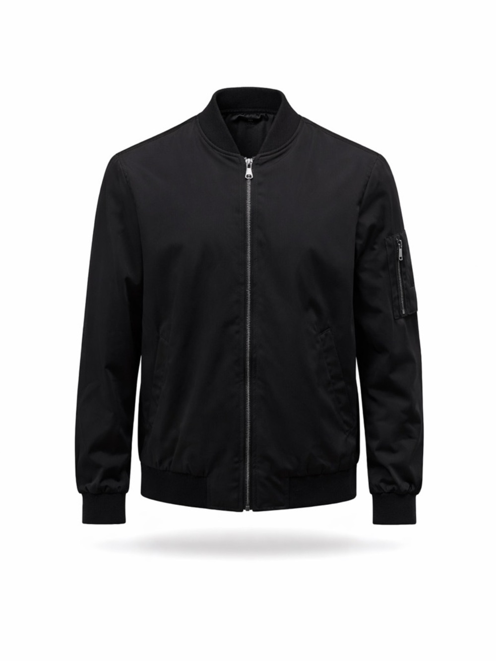 Bernardo Women’s Black Bomber Jacket Small Lightweight Zip Up Casual